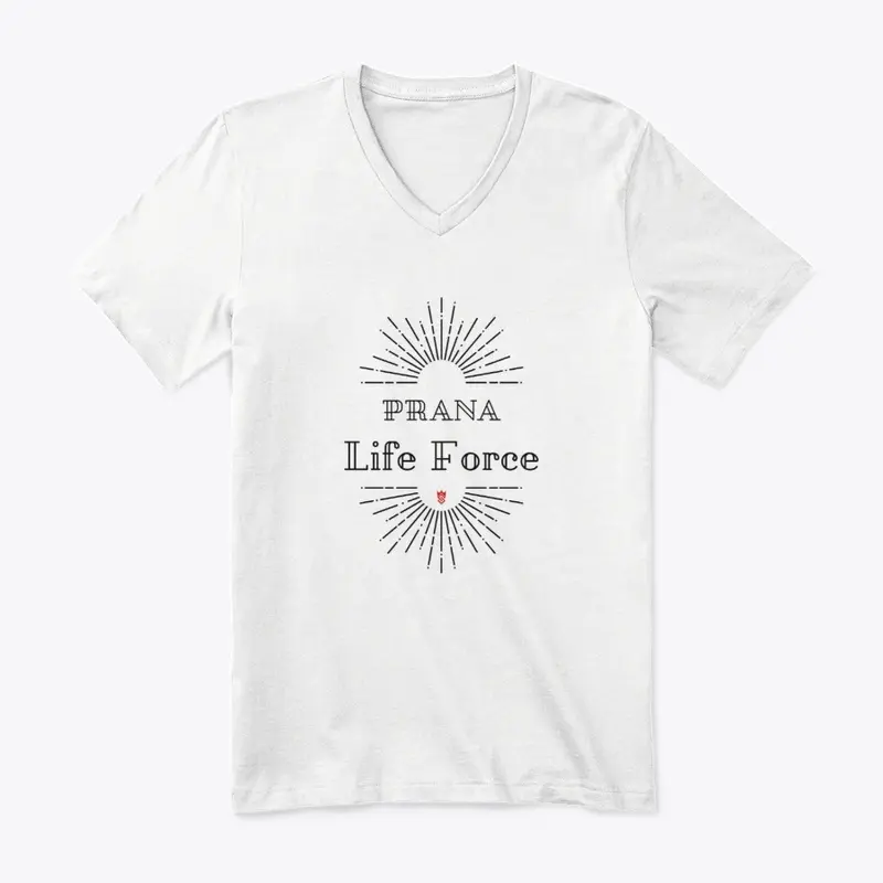 Prana Life Force Tshirt-Black Letters